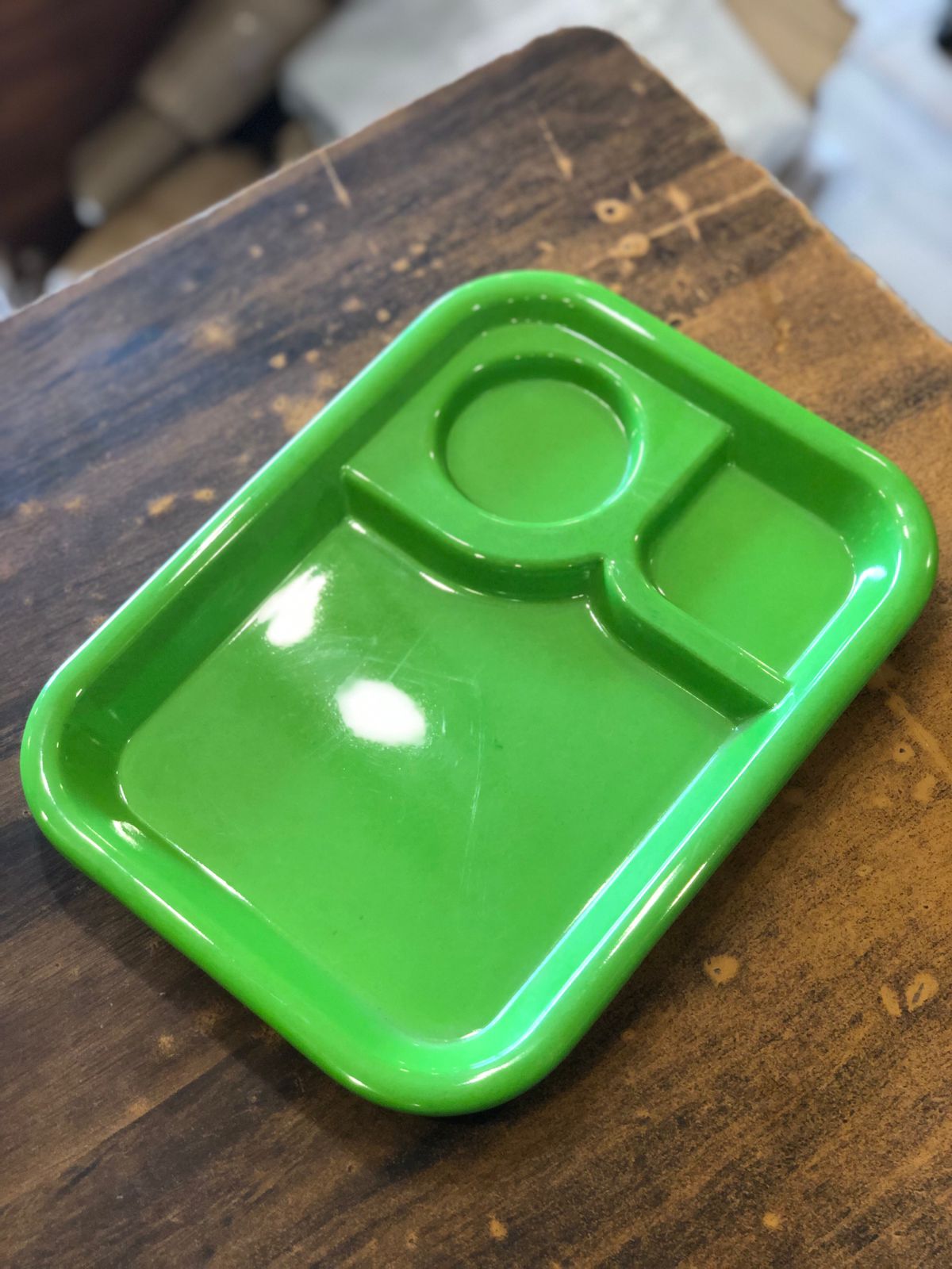 Three Partition Burger Tray