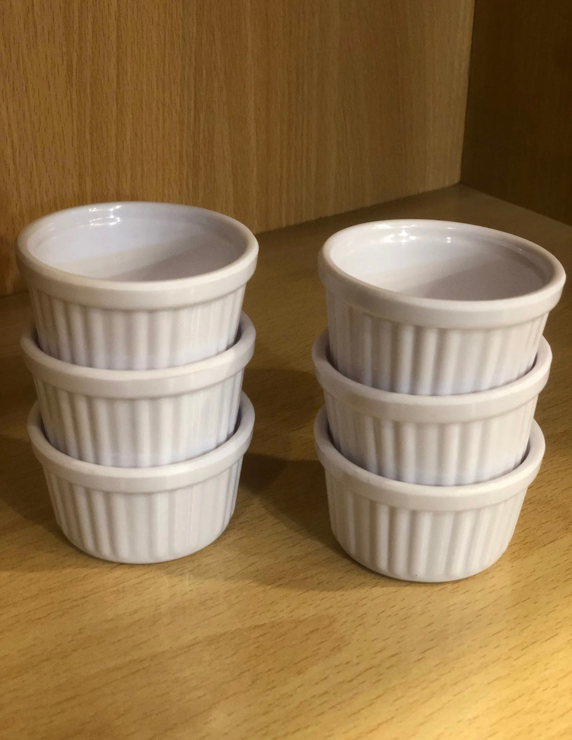 Pack of 6 Melamine Mini DipSauce Bowls 2.5 inch / Double Glazed Melamine Dip Sauce Bowls