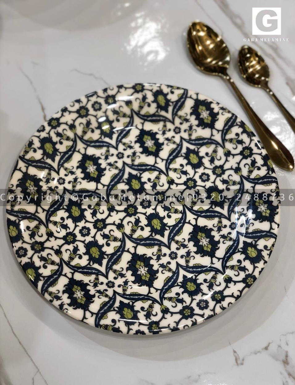 Blue Blossom Dinner Plates (Pack of 6)