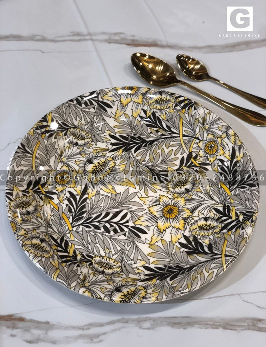 Leaves Print Pack of 6 Dinner Plates